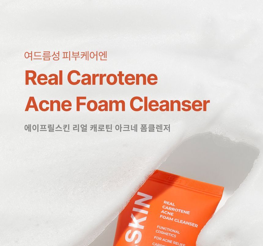 APRILSKIN - Real Carrotene Acne Foam Cleanser