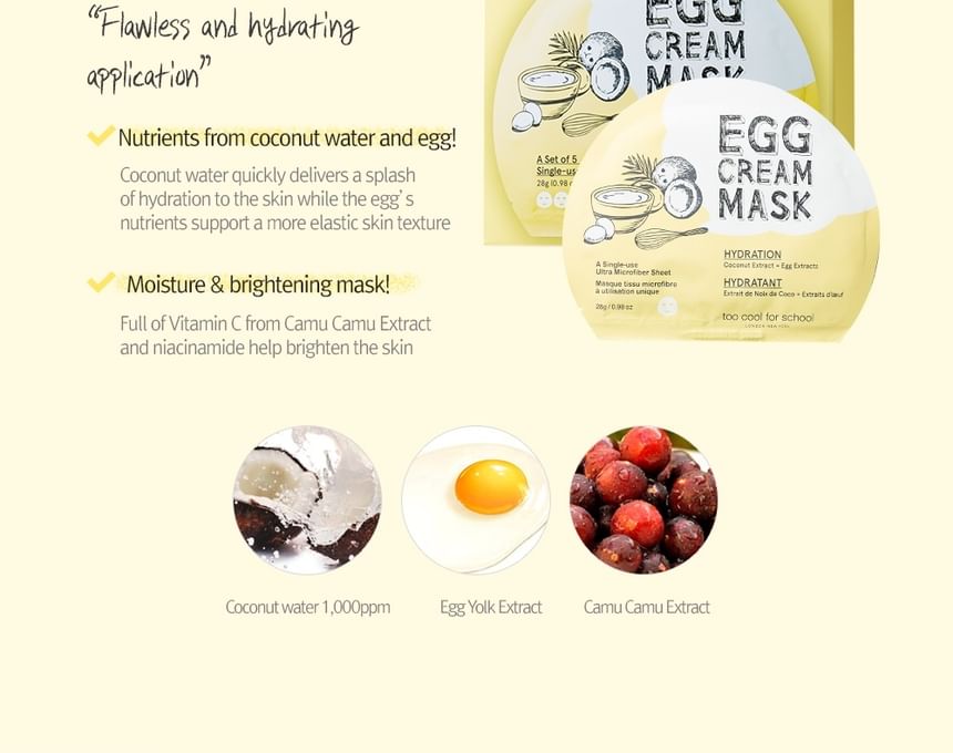 too cool for school - Egg-Ssential Skincare Mini Set