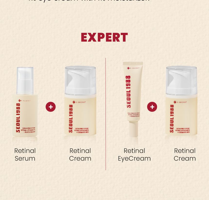 KSECRET - SEOUL 1988 Eye Cream : Retinal Liposome 4% + Fermented Bean