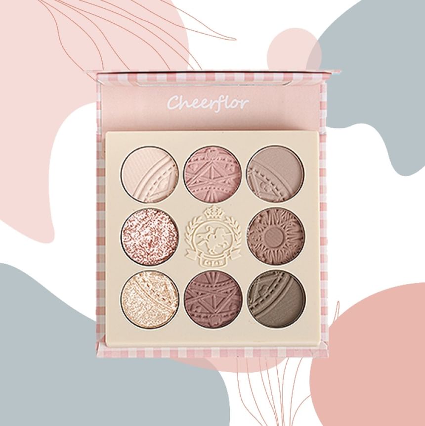 CHEERFLOR - Farley Garden Magic Circle Embossed Eyeshadow
