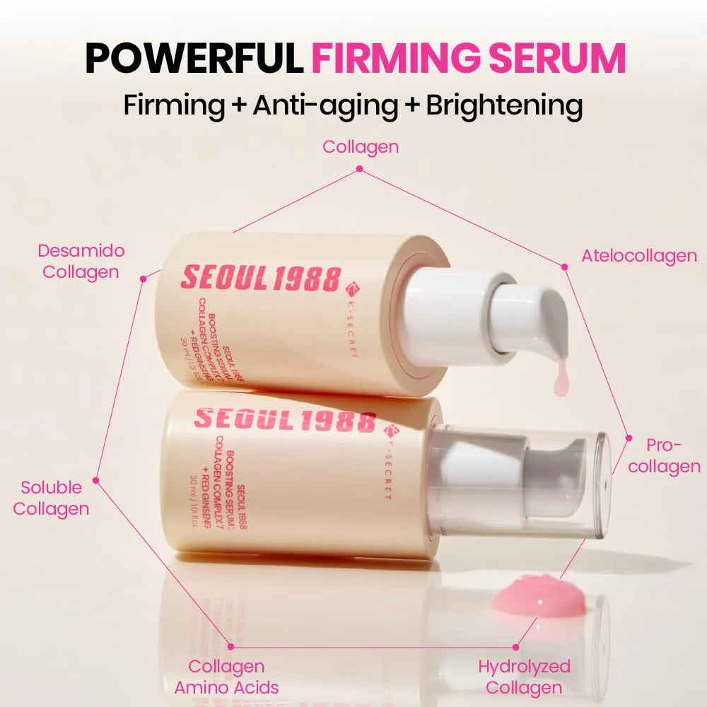 KSECRET - SEOUL 1988 Boosting Serum : Collagen Complex 7 + Red Ginseng