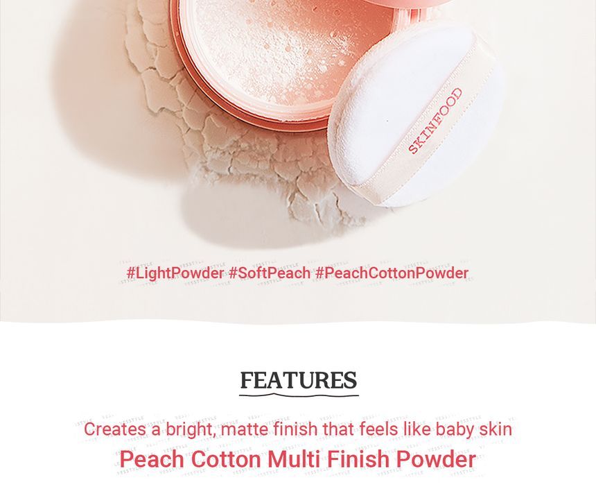 SKINFOOD - Peach Cotton Multi Finish Powder (Small) 5g