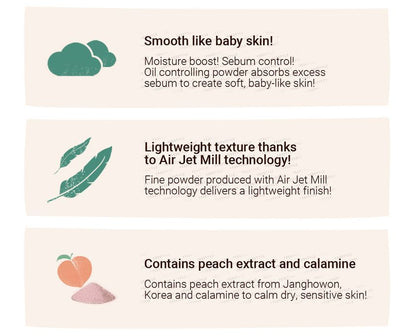 SKINFOOD - Peach Cotton Multi Finish Powder (Small) 5g