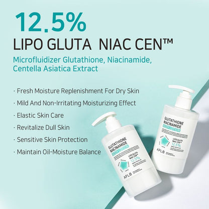 APLB - Glutathione Niacinamide Body Lotion