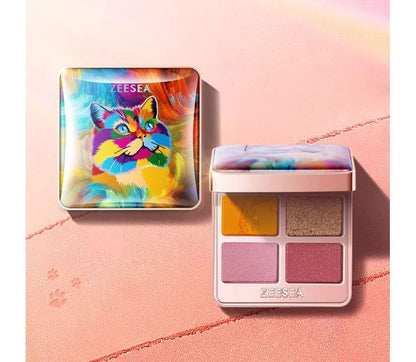 ZEESEA - COLORFUL ANIMAL FOUR-COLOR EYESHADOW X03