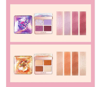 ZEESEA - COLORFUL ANIMAL FOUR-COLOR EYESHADOW X04