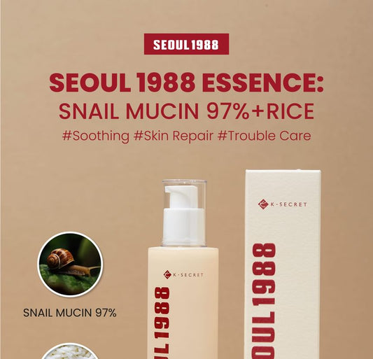 KSECRET - SEOUL 1988 Essence : Snail Mucin 97% + Rice
