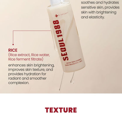 KSECRET - SEOUL 1988 Essence : Snail Mucin 97% + Rice