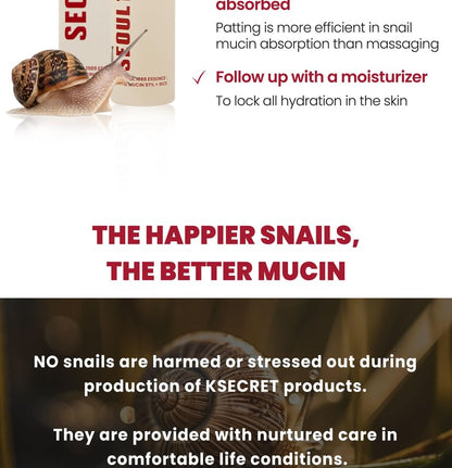 KSECRET - SEOUL 1988 Essence : Snail Mucin 97% + Rice