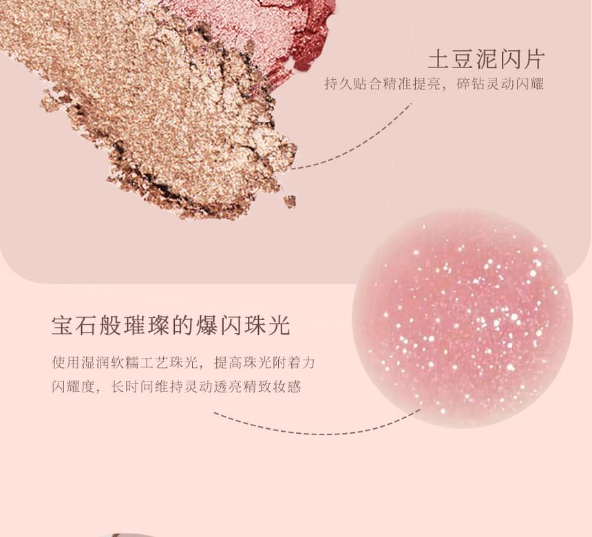 CHEERFLOR - Farley Garden Magic Circle Embossed Eyeshadow