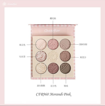 CHEERFLOR - Farley Garden Magic Circle Embossed Eyeshadow