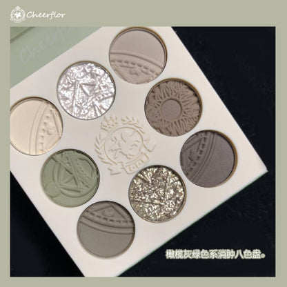 CHEERFLOR - Farley Garden Magic Circle Embossed Eyeshadow