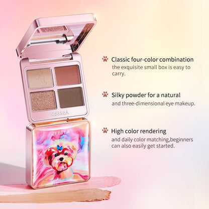 ZEESEA - Cure Puppy 4-Color Eyeshadow - P05