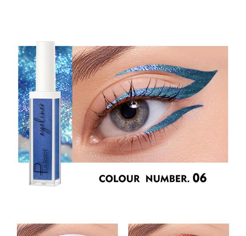 Pudaier - Waterproof Metallic Liquid Eyeliner