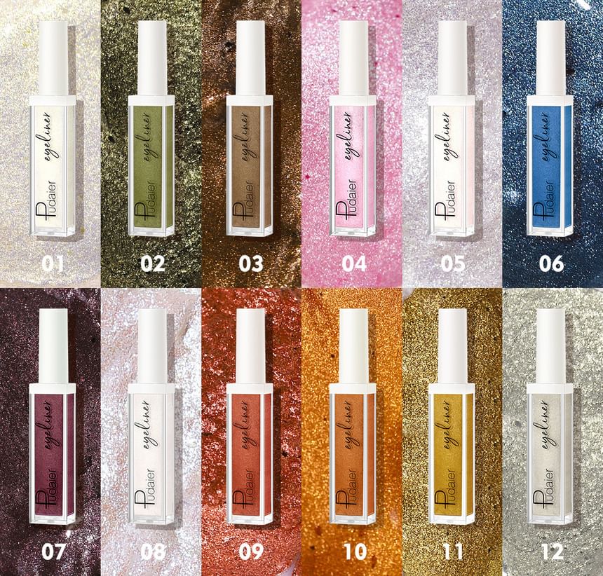 Pudaier - Waterproof Metallic Liquid Eyeliner