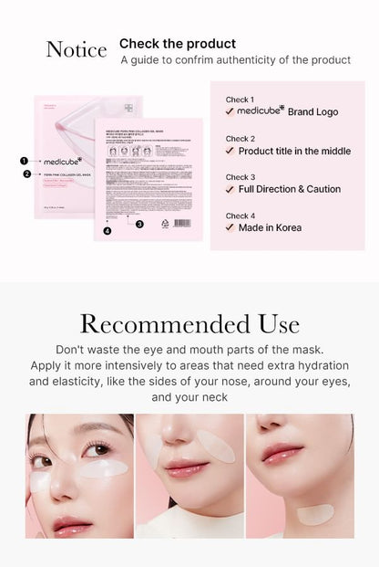 medicube - PDRN Pink Collagen Gel Mask