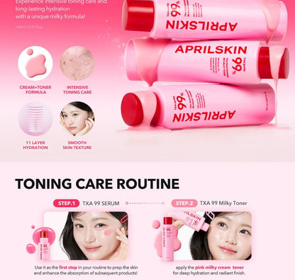 APRILSKIN - TXA Niacinamide 99 Milky Toner
