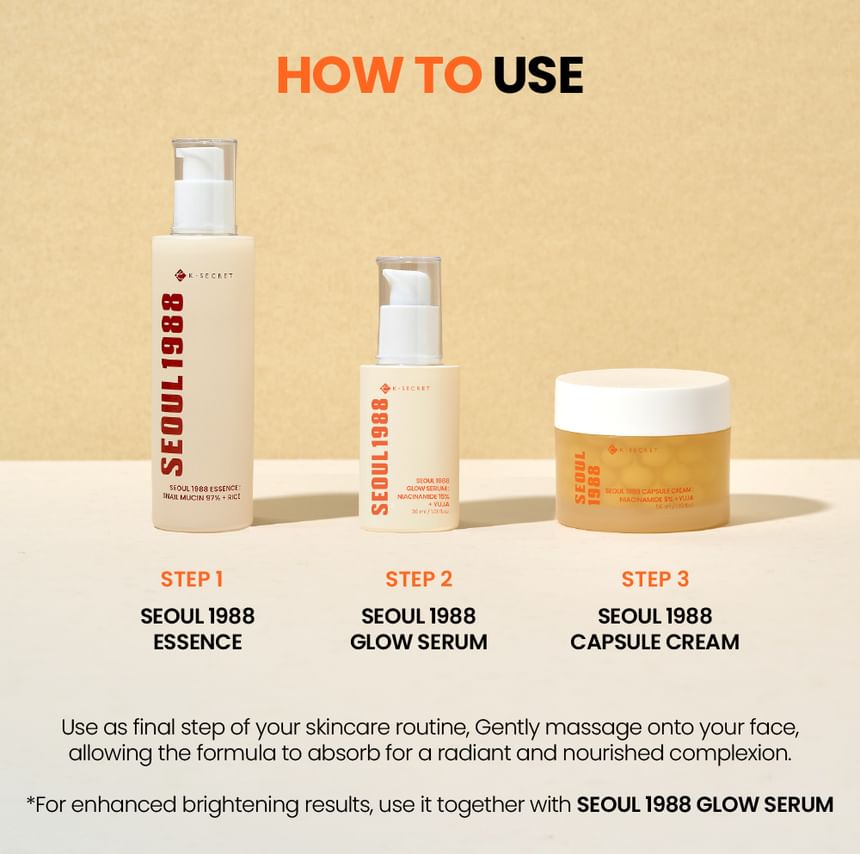 KSECRET - SEOUL 1988 Capsule Cream : Niacinamide 5% + Yuja