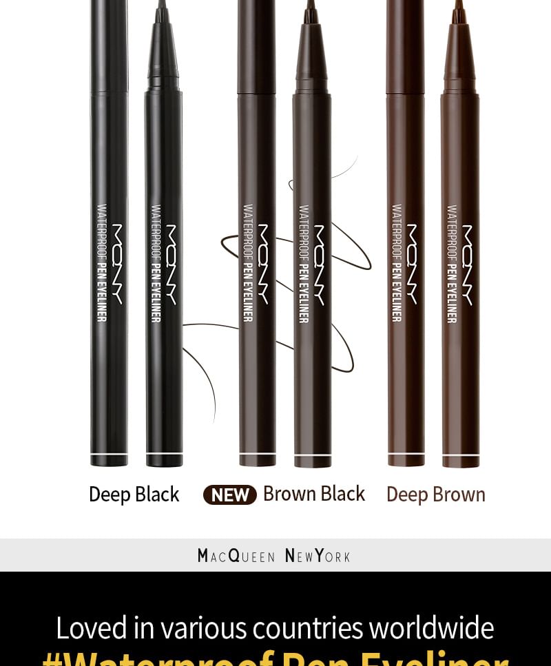 MQNY - MQNY Waterproof Pen Eyeliner - 3 Colors