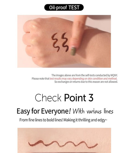 MQNY - MQNY Waterproof Pen Eyeliner - 3 Colors