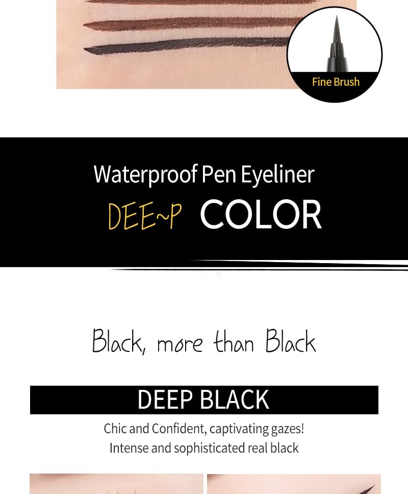 MQNY - MQNY Waterproof Pen Eyeliner - 3 Colors