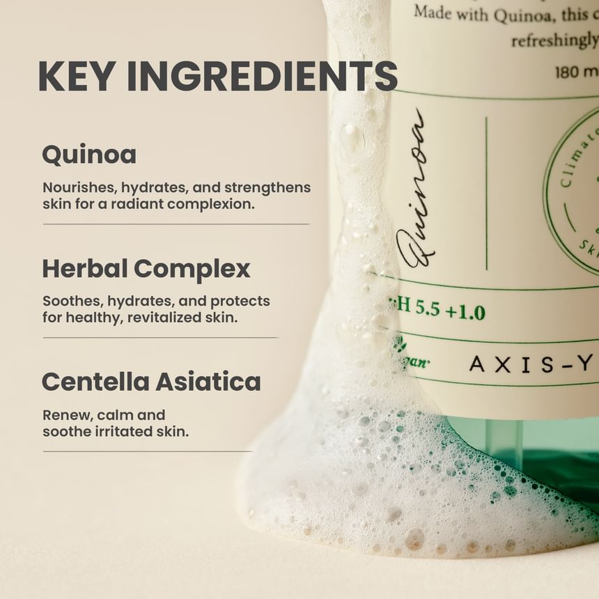 AXIS-Y - Quinoa One Step Balanced Gel Cleanser
