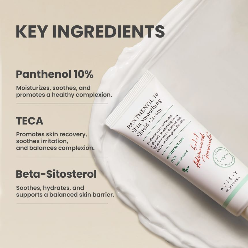 AXIS-Y - Panthenol 10 Skin Smoothing Shield Cream