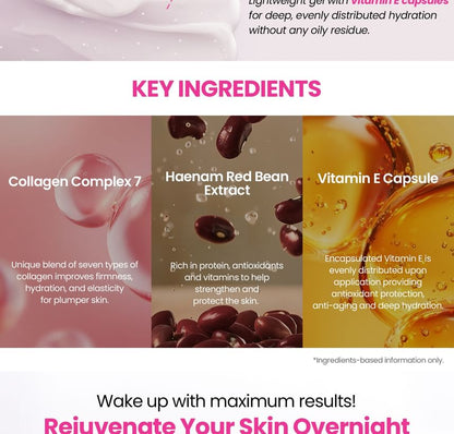 KSECRET - SEOUL 1988 Sleeping Mask : Collagen Complex 7 + Red Bean